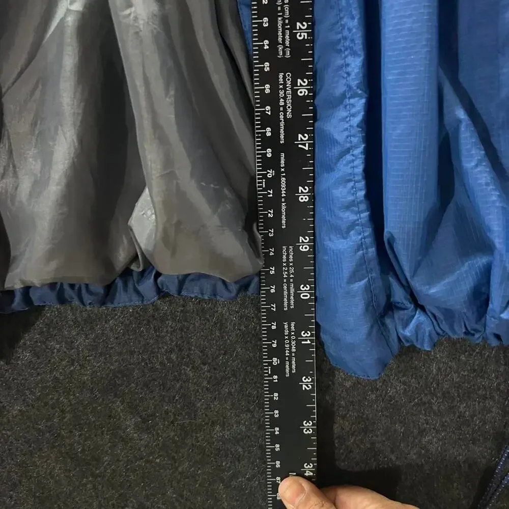 Fantastic Eddie Bauer Men's XXL Blue Windbreaker Jacket